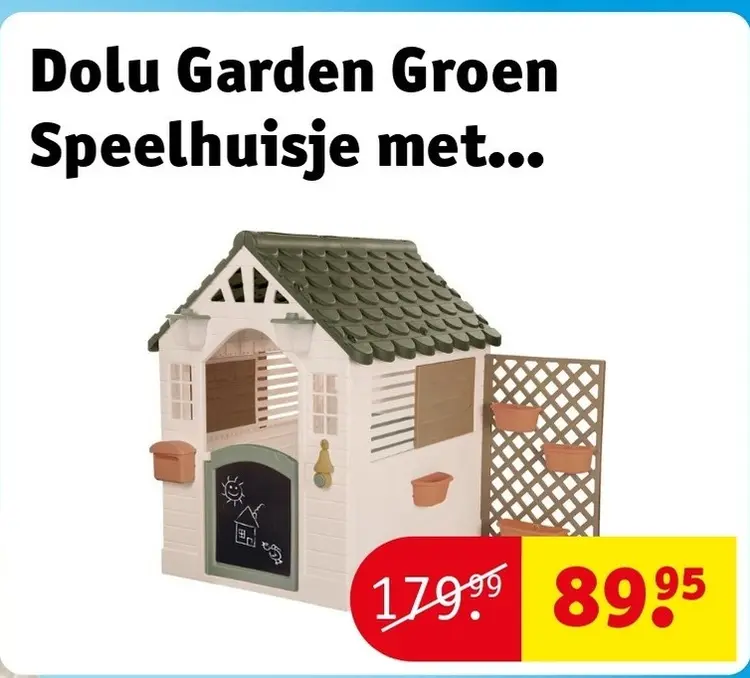 Aanbieding: Garden Groen Speelhuisje