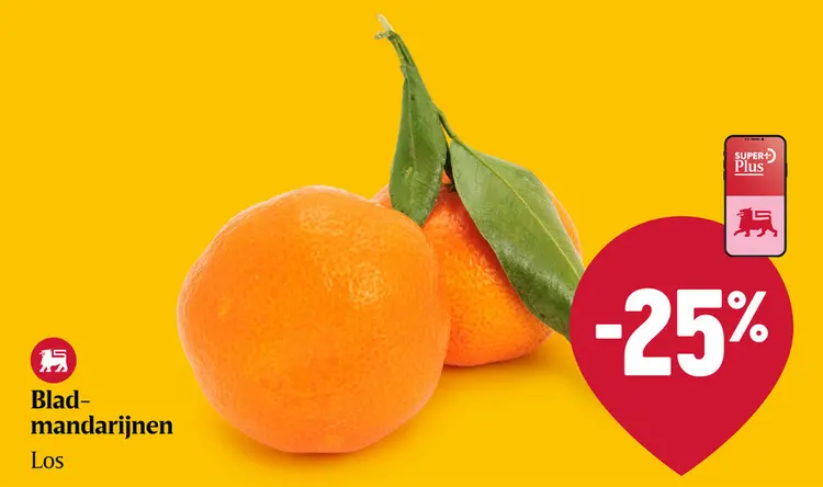 Promotie: Blad-mandarijnen