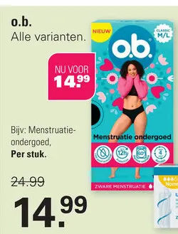 Aanbieding: Menstruatie-ondergoed
