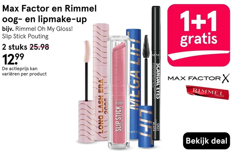 Aanbieding: Oog- en lipmake-up