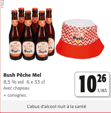 Offre: Bush Pêche Mel