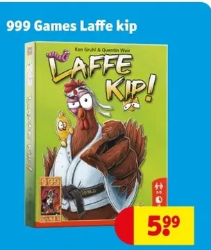 Aanbieding: 999 Games Laffe kip
