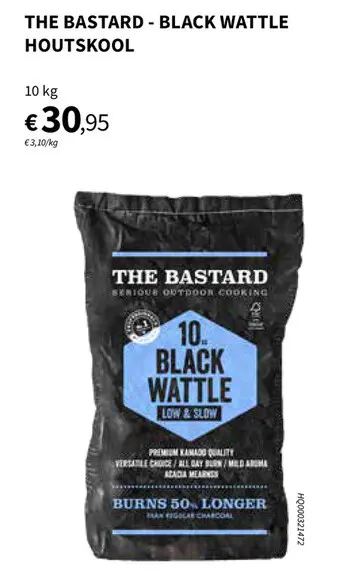 Promotie: Black wattle houtskool