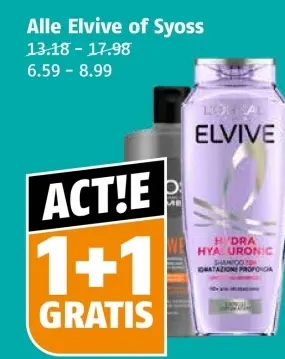 Aanbieding: Alle Elvive of Syoss