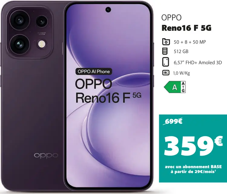 Offre: Reno16 F 5G