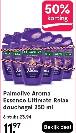 Aanbieding: Palmolive Aroma Essence Ultimate Relax douchegel