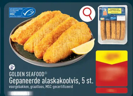 Promotie: Gepaneerde alaskakoolvis