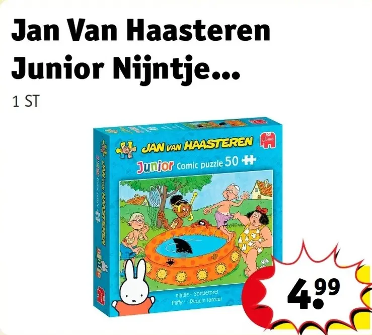 Aanbieding: Junior Nijntje Comic Puzzle 50