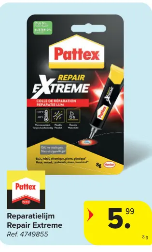 Offre: Reparatielijm Repair Extreme