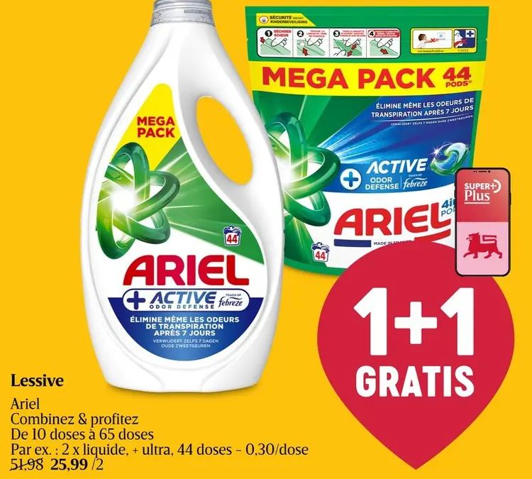 Offre: Lessive Ariel
