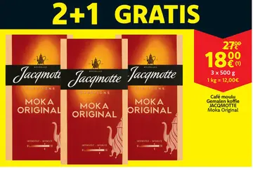 Offre: Café moulu / Gemalen koffie