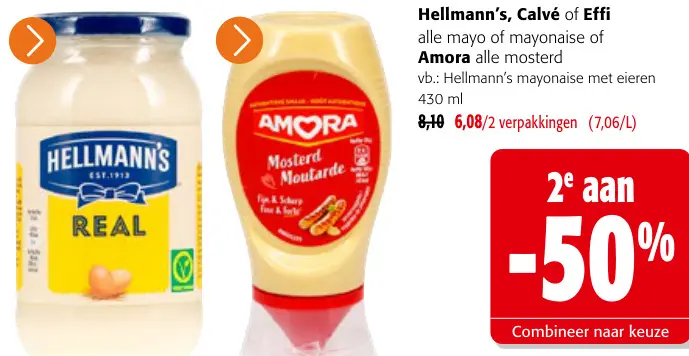 Promotie: Mayo of mayonaise of mosterd