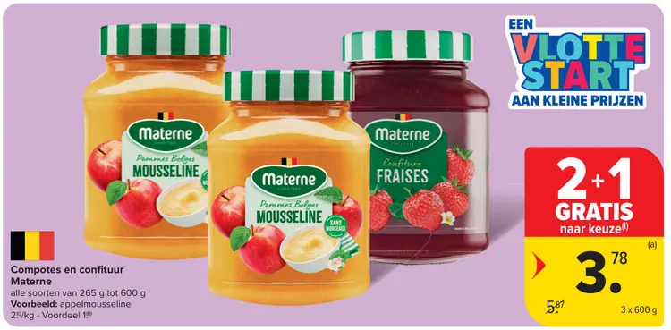 Promotie: Compotes en confituur