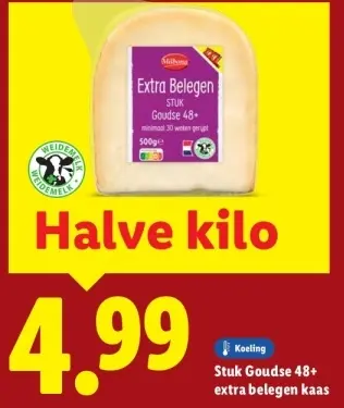 Aanbieding: Goudse 48+ extra belegen kaas
