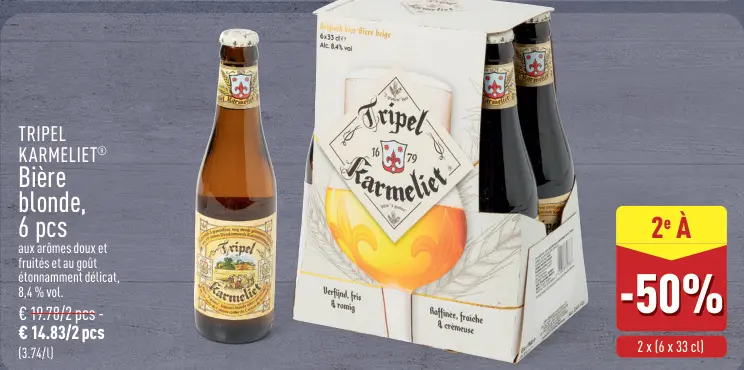 Offre: Bière blonde