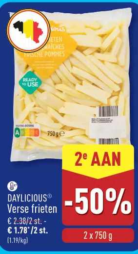 Promotie: Verse frieten