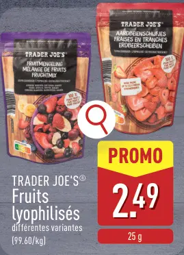 Offre: Fruits lyophilisés