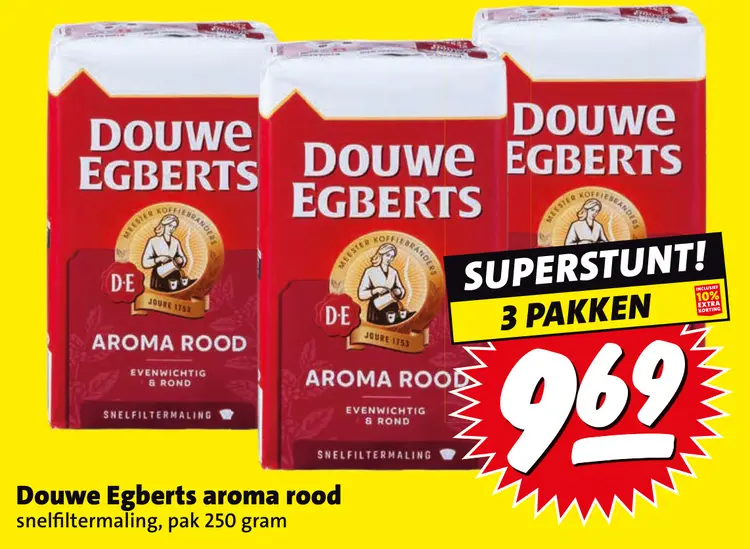 Aanbieding: Douwe Egberts aroma rood