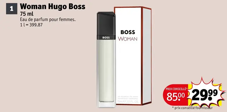 Offre: Woman Hugo Boss