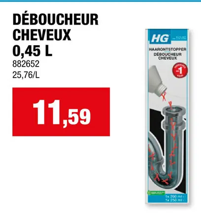 Offre: Déboucheur liquide