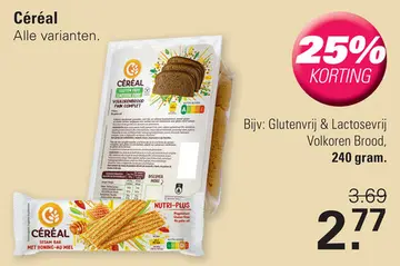 Aanbieding: Glutenvrij & Lactosevrij Volkoren Brood