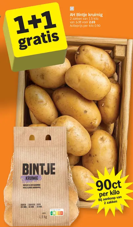 Offre: Bintje kruimig