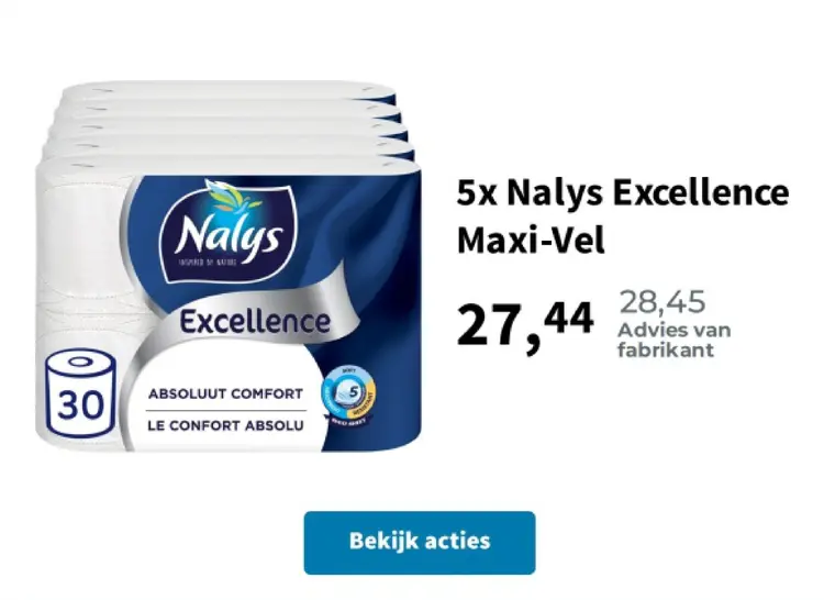 Promotie: Nalys Excellence Maxi-Vel
