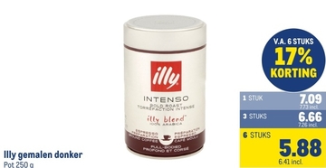 Aanbieding: Illy gemalen donker