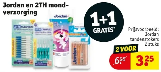 Aanbieding: Jordan en 2TH mondverzorging