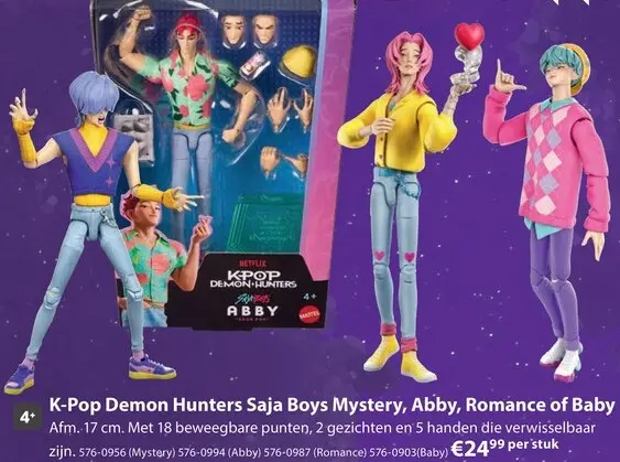 Aanbieding: K-Pop Demon Hunters Saja Boys Mystery, Abby, Romance of Baby