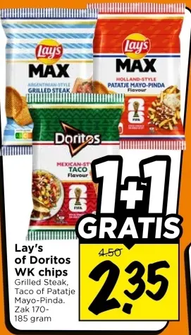 Lay's of Doritos WK chips