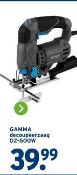 Aanbieding: GAMMA decoupeerzaag DZ-600W