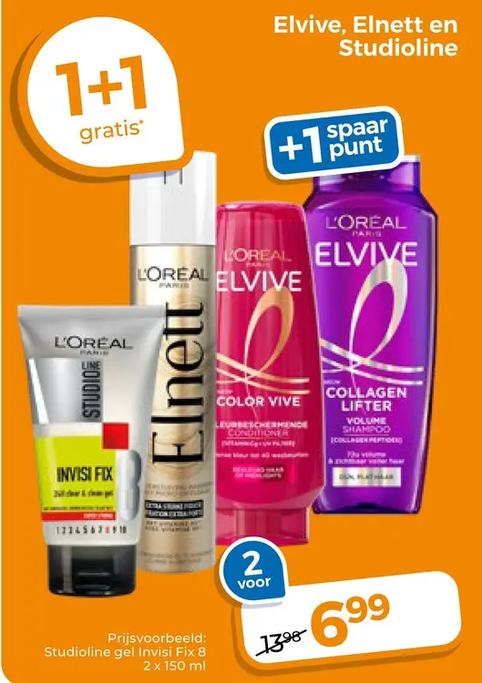 Aanbieding: Elvive, Elnett en Studioline