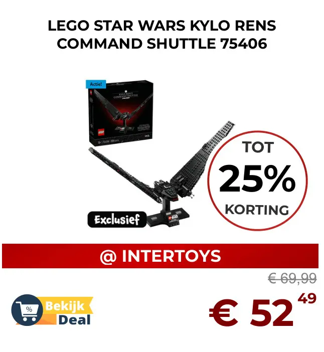 Aanbieding: Lego STAR WARS kylo rens command shuttle 75406