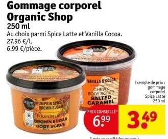 Offre: Gommage corporel