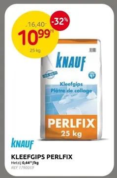 Aanbieding: Kleefgips perlfix