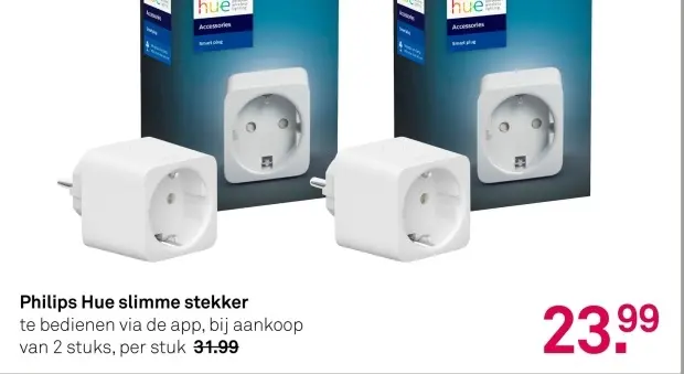 Aanbieding: Philips Hue slimme stekker