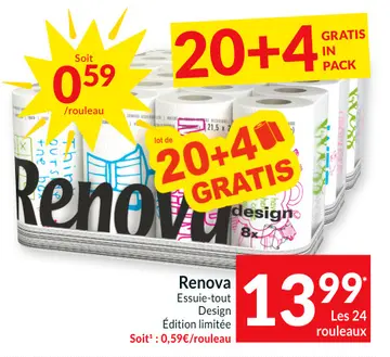 Offre: Renova Essuie-tout Design Édition limitée