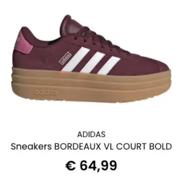 Promotie: Sneakers BORDEAUX VL COURT BOLD