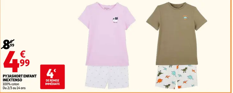Offre: Pyjashort enfant