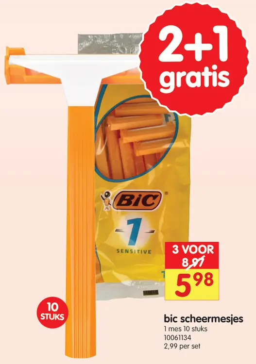 Promotie: Scheermesjes