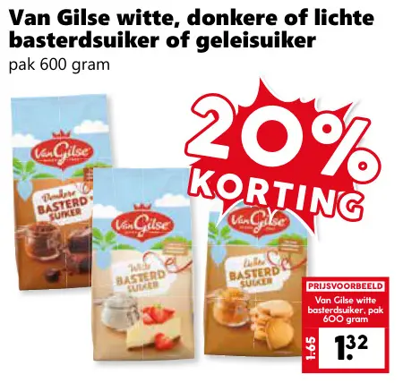Aanbieding: Van Gilse witte, donkere of lichte basterdsui