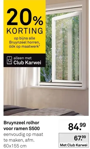 Aanbieding: rolhor voor ramen S500