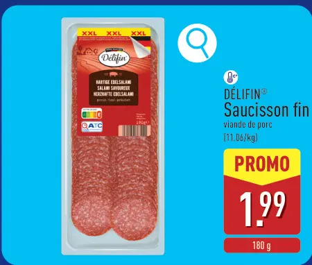 Offre: Saucisson fin