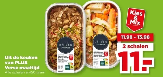 Aanbieding: Uit de keuken van PLUS Verse maaltijd
