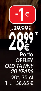 Aanbieding: Porto OFFLEY OLD TAWNY 20 YEARS