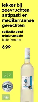 Aanbieding: sollicello pinot grigio venezie Italië, Venet