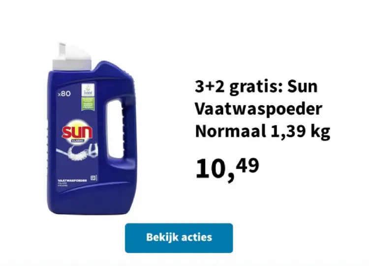 Promotie: Vaatwaspoeder Normaal