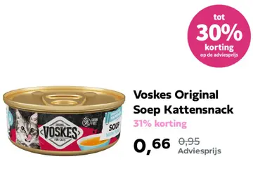 Aanbieding: Voskes Original Soep Kattensnack