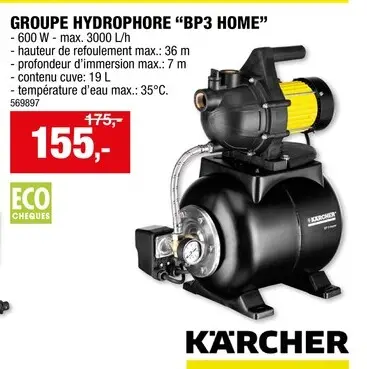 Offre: Drophore "bp3 home"